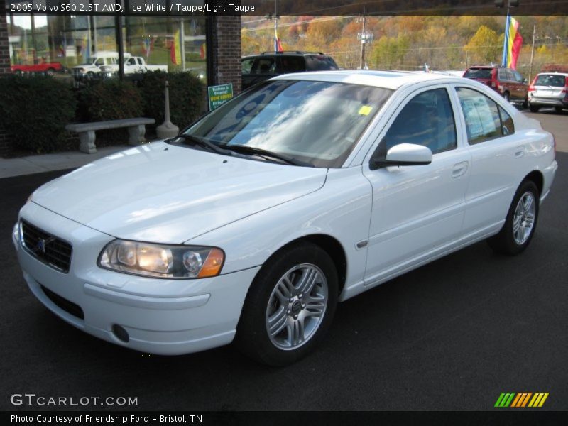 Ice White / Taupe/Light Taupe 2005 Volvo S60 2.5T AWD