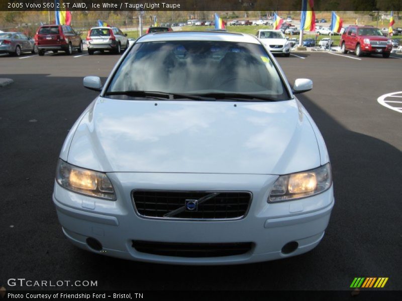 Ice White / Taupe/Light Taupe 2005 Volvo S60 2.5T AWD