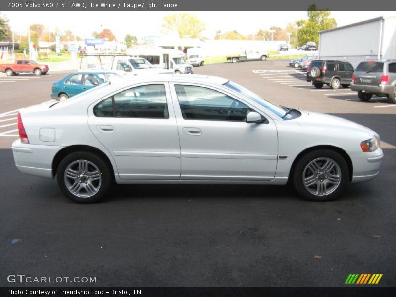 Ice White / Taupe/Light Taupe 2005 Volvo S60 2.5T AWD