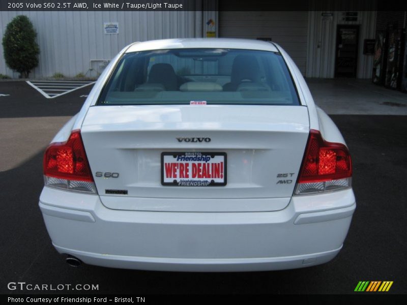 Ice White / Taupe/Light Taupe 2005 Volvo S60 2.5T AWD