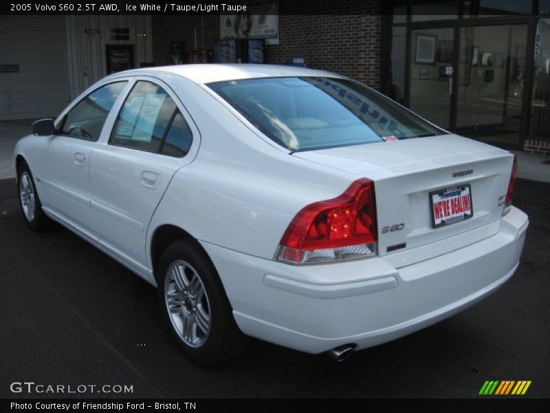 Ice White / Taupe/Light Taupe 2005 Volvo S60 2.5T AWD