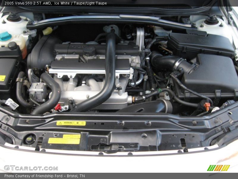  2005 S60 2.5T AWD Engine - 2.5 Liter Turbocharged DOHC 20 Valve Inline 5 Cylinder