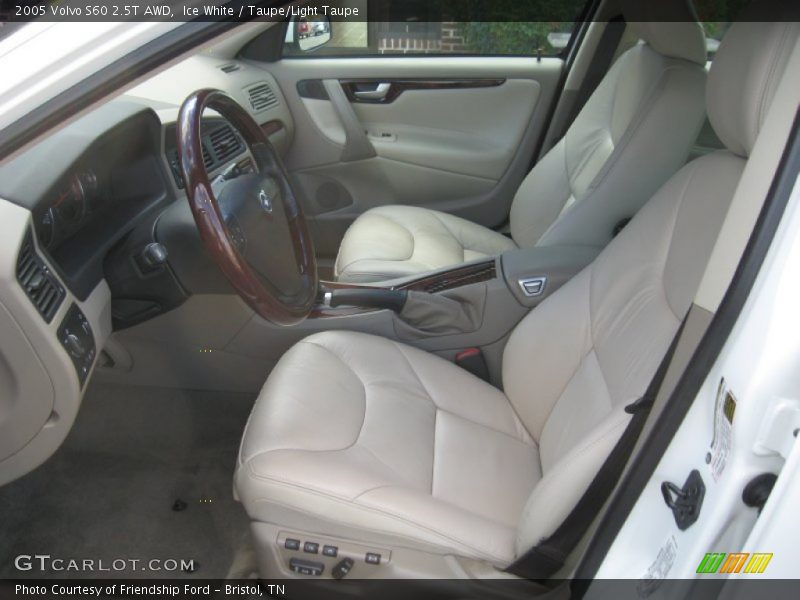 2005 S60 2.5T AWD Taupe/Light Taupe Interior