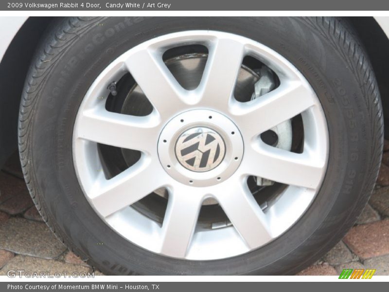 Candy White / Art Grey 2009 Volkswagen Rabbit 4 Door