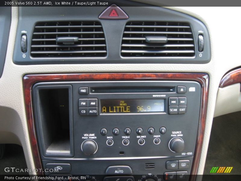 Ice White / Taupe/Light Taupe 2005 Volvo S60 2.5T AWD