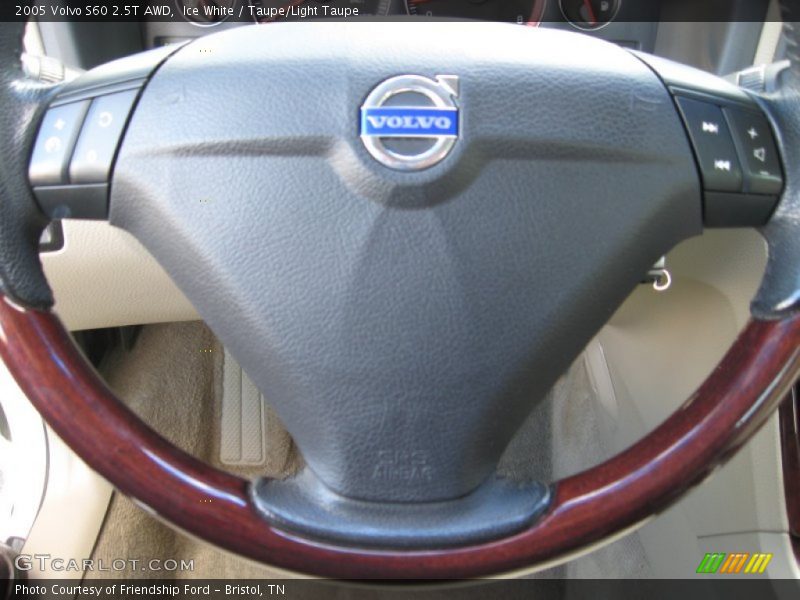 Ice White / Taupe/Light Taupe 2005 Volvo S60 2.5T AWD