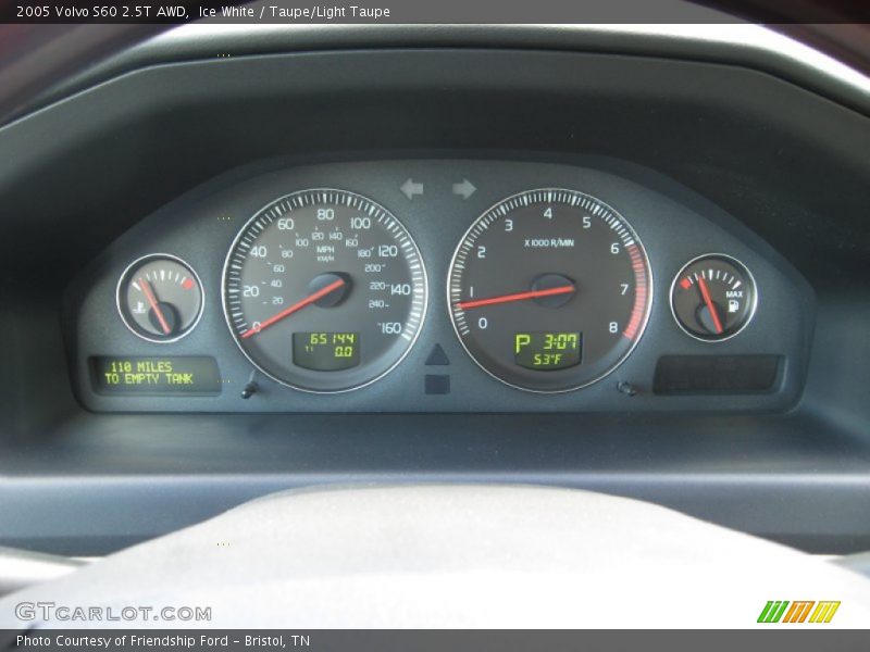  2005 S60 2.5T AWD 2.5T AWD Gauges