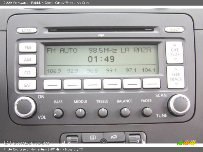 Candy White / Art Grey 2009 Volkswagen Rabbit 4 Door