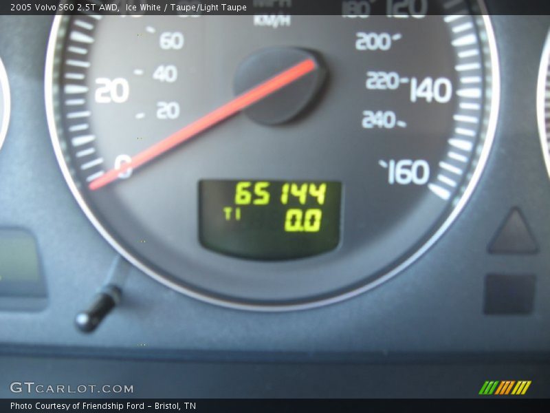 Ice White / Taupe/Light Taupe 2005 Volvo S60 2.5T AWD