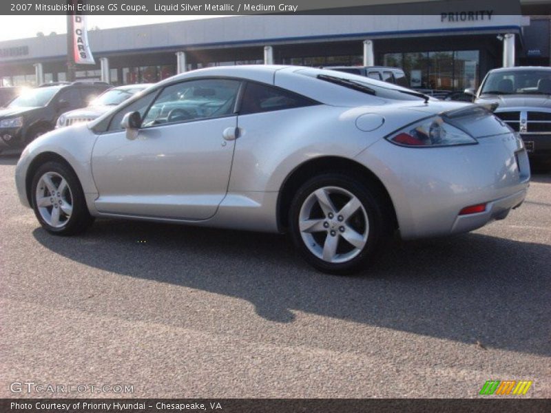 Liquid Silver Metallic / Medium Gray 2007 Mitsubishi Eclipse GS Coupe