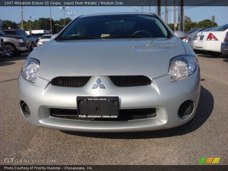 Liquid Silver Metallic / Medium Gray 2007 Mitsubishi Eclipse GS Coupe