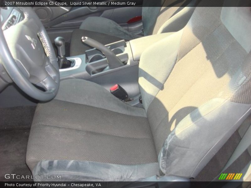 Liquid Silver Metallic / Medium Gray 2007 Mitsubishi Eclipse GS Coupe