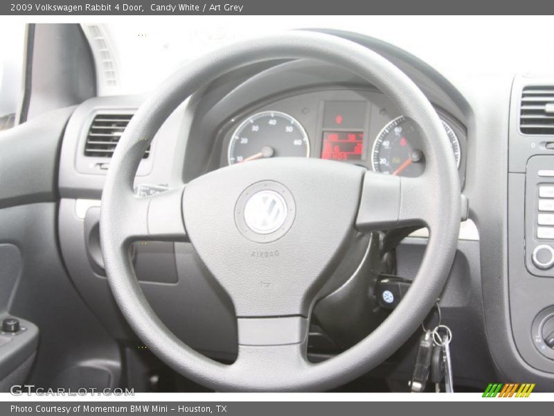 Candy White / Art Grey 2009 Volkswagen Rabbit 4 Door