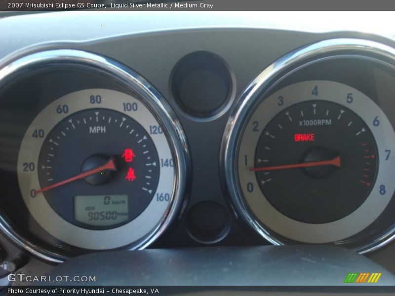 Liquid Silver Metallic / Medium Gray 2007 Mitsubishi Eclipse GS Coupe