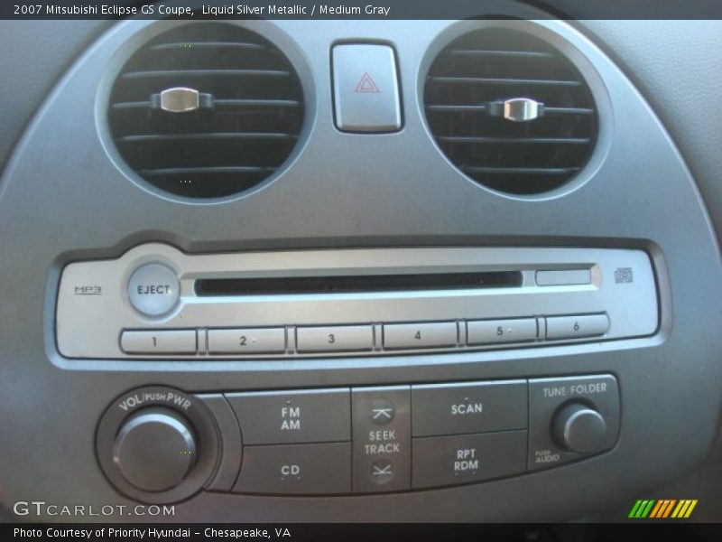 Liquid Silver Metallic / Medium Gray 2007 Mitsubishi Eclipse GS Coupe