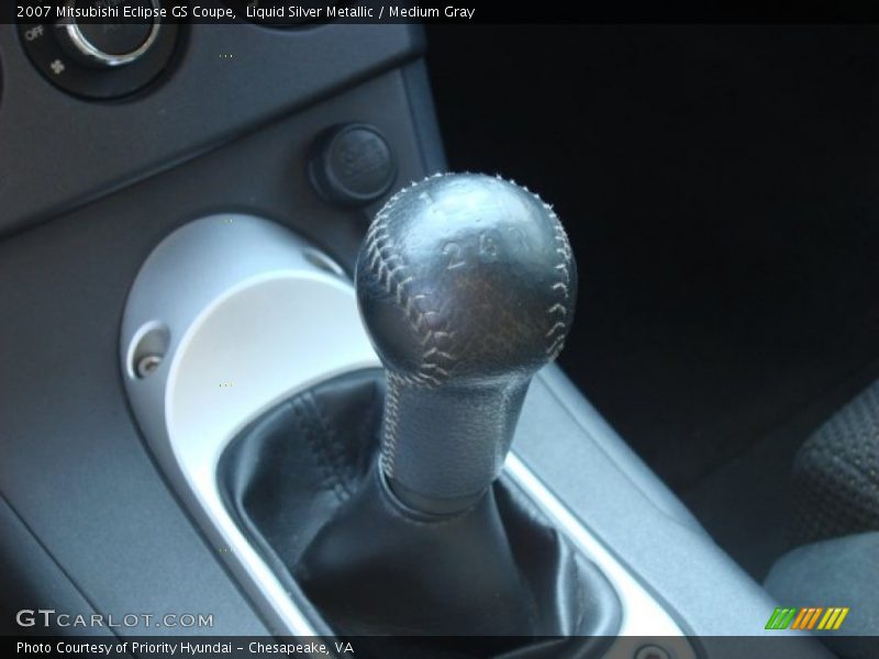 Liquid Silver Metallic / Medium Gray 2007 Mitsubishi Eclipse GS Coupe