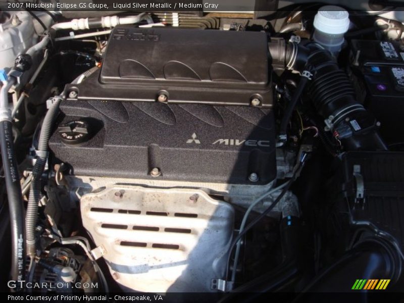 Liquid Silver Metallic / Medium Gray 2007 Mitsubishi Eclipse GS Coupe