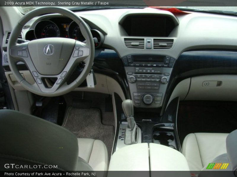 Sterling Gray Metallic / Taupe 2009 Acura MDX Technology