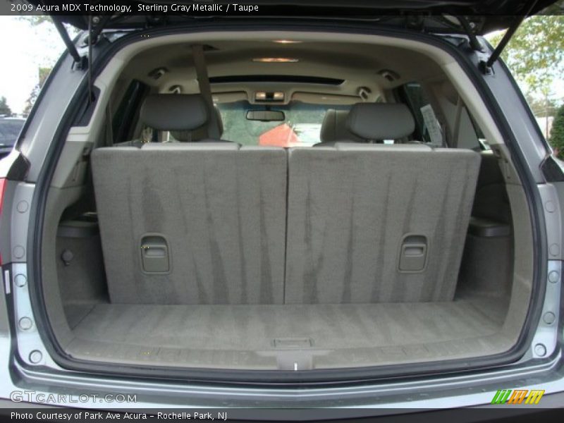 Sterling Gray Metallic / Taupe 2009 Acura MDX Technology