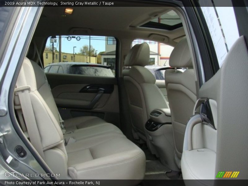 Sterling Gray Metallic / Taupe 2009 Acura MDX Technology