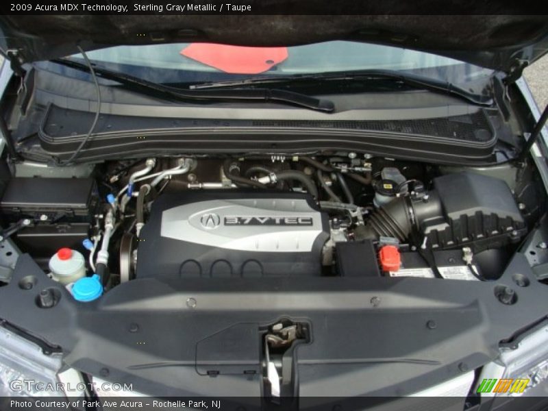 Sterling Gray Metallic / Taupe 2009 Acura MDX Technology