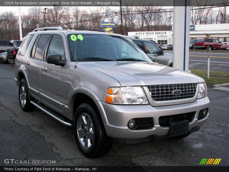 Silver Birch Metallic / Midnight Grey 2004 Ford Explorer Limited 4x4