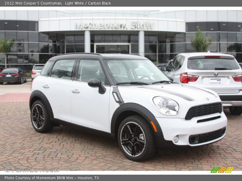 Light White / Carbon Black 2012 Mini Cooper S Countryman
