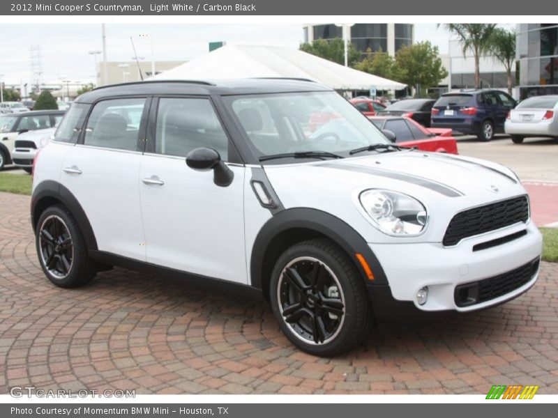 Light White / Carbon Black 2012 Mini Cooper S Countryman