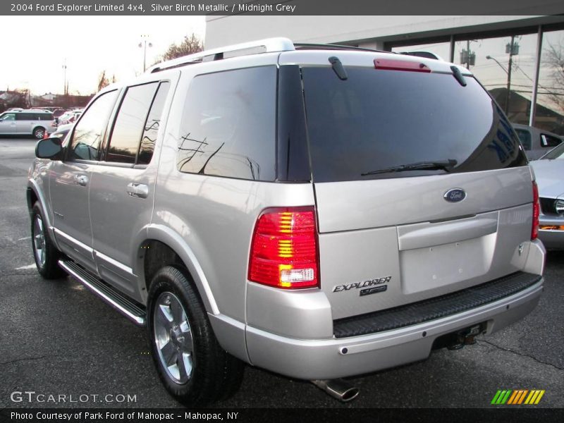 Silver Birch Metallic / Midnight Grey 2004 Ford Explorer Limited 4x4