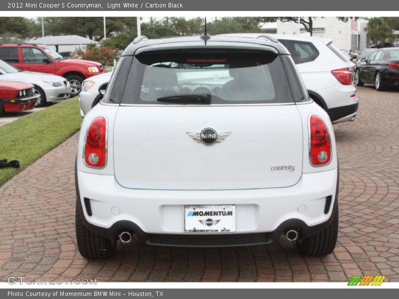 Light White / Carbon Black 2012 Mini Cooper S Countryman