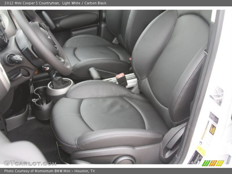  2012 Cooper S Countryman Carbon Black Interior