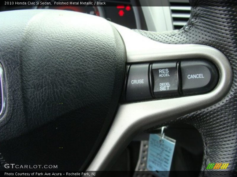 Polished Metal Metallic / Black 2010 Honda Civic Si Sedan