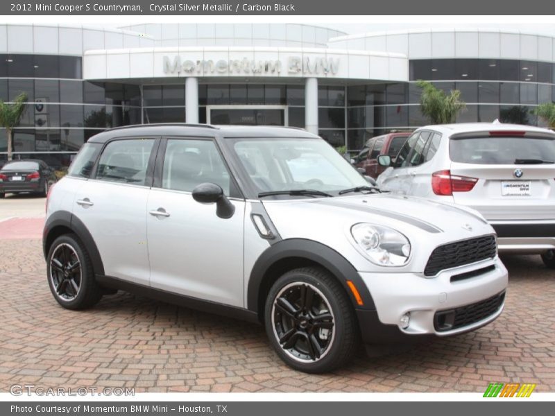 Crystal Silver Metallic / Carbon Black 2012 Mini Cooper S Countryman