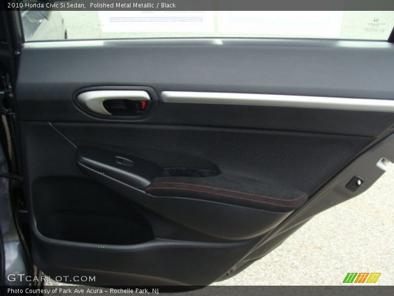 Polished Metal Metallic / Black 2010 Honda Civic Si Sedan
