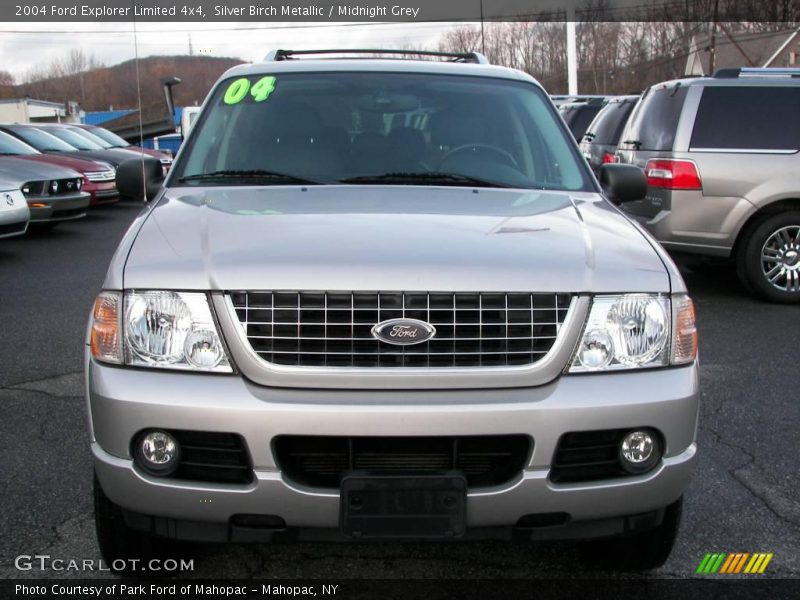 Silver Birch Metallic / Midnight Grey 2004 Ford Explorer Limited 4x4