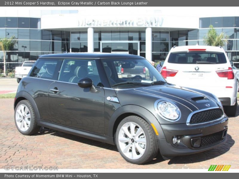 Eclipse Gray Metallic / Carbon Black Lounge Leather 2012 Mini Cooper S Hardtop