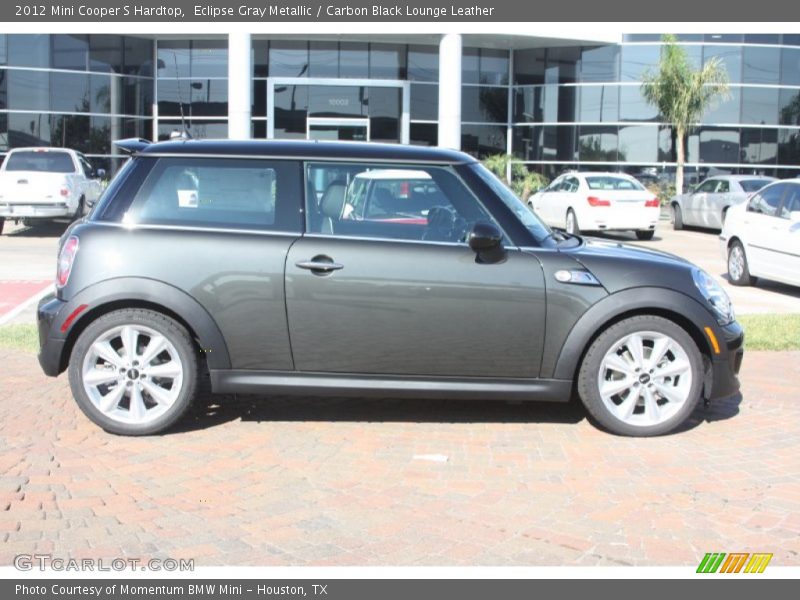 Eclipse Gray Metallic / Carbon Black Lounge Leather 2012 Mini Cooper S Hardtop