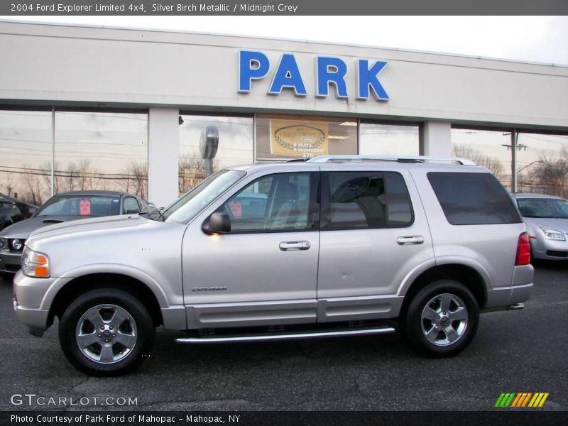 Silver Birch Metallic / Midnight Grey 2004 Ford Explorer Limited 4x4