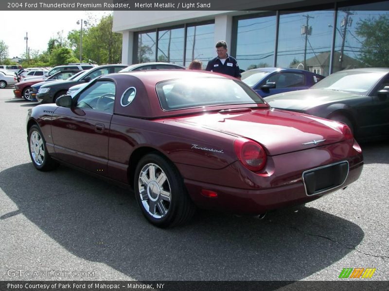 Merlot Metallic / Light Sand 2004 Ford Thunderbird Premium Roadster