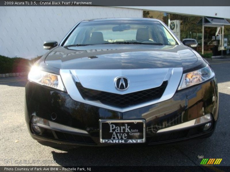 Crystal Black Pearl / Parchment 2009 Acura TL 3.5