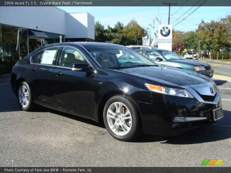Crystal Black Pearl / Parchment 2009 Acura TL 3.5