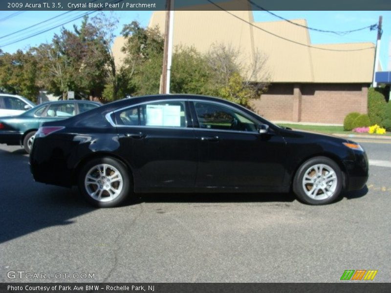 Crystal Black Pearl / Parchment 2009 Acura TL 3.5