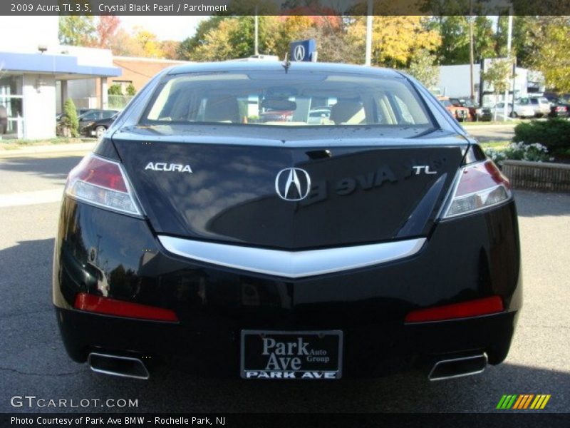 Crystal Black Pearl / Parchment 2009 Acura TL 3.5