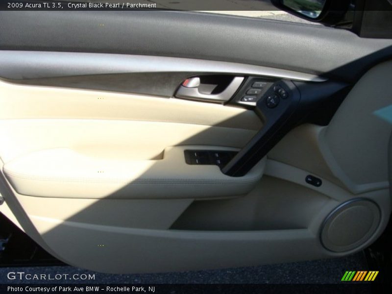 Crystal Black Pearl / Parchment 2009 Acura TL 3.5