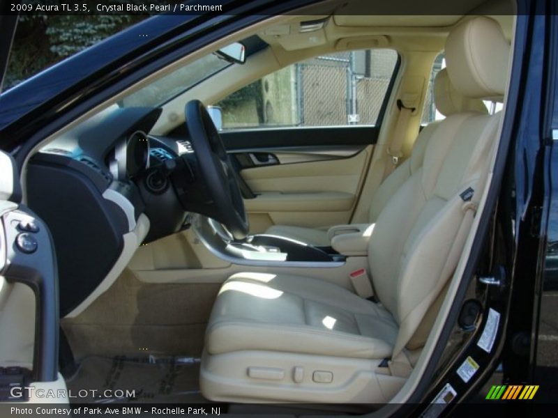 Crystal Black Pearl / Parchment 2009 Acura TL 3.5