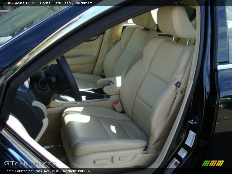 Crystal Black Pearl / Parchment 2009 Acura TL 3.5