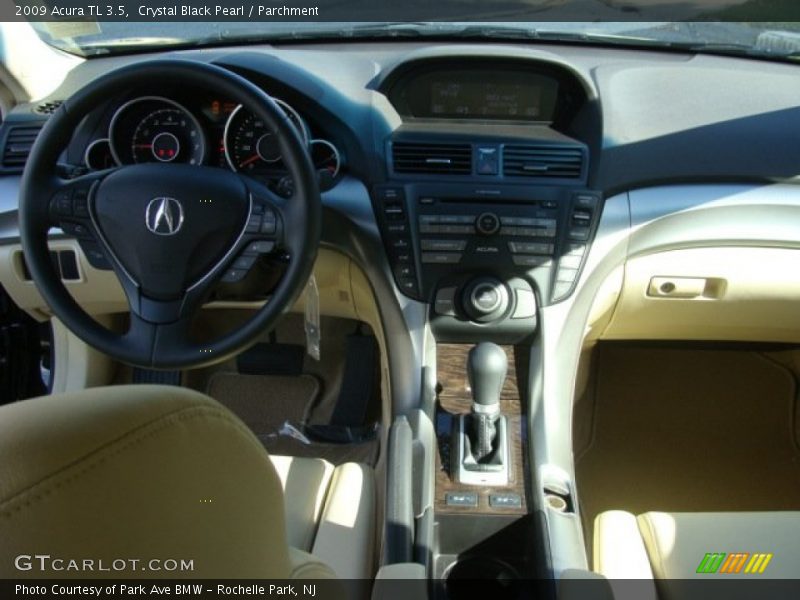 Crystal Black Pearl / Parchment 2009 Acura TL 3.5