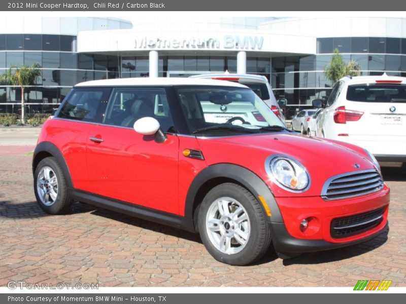Chili Red / Carbon Black 2012 Mini Cooper Hardtop