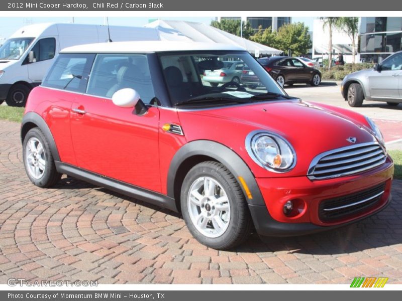 Chili Red / Carbon Black 2012 Mini Cooper Hardtop