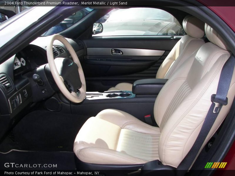 Merlot Metallic / Light Sand 2004 Ford Thunderbird Premium Roadster